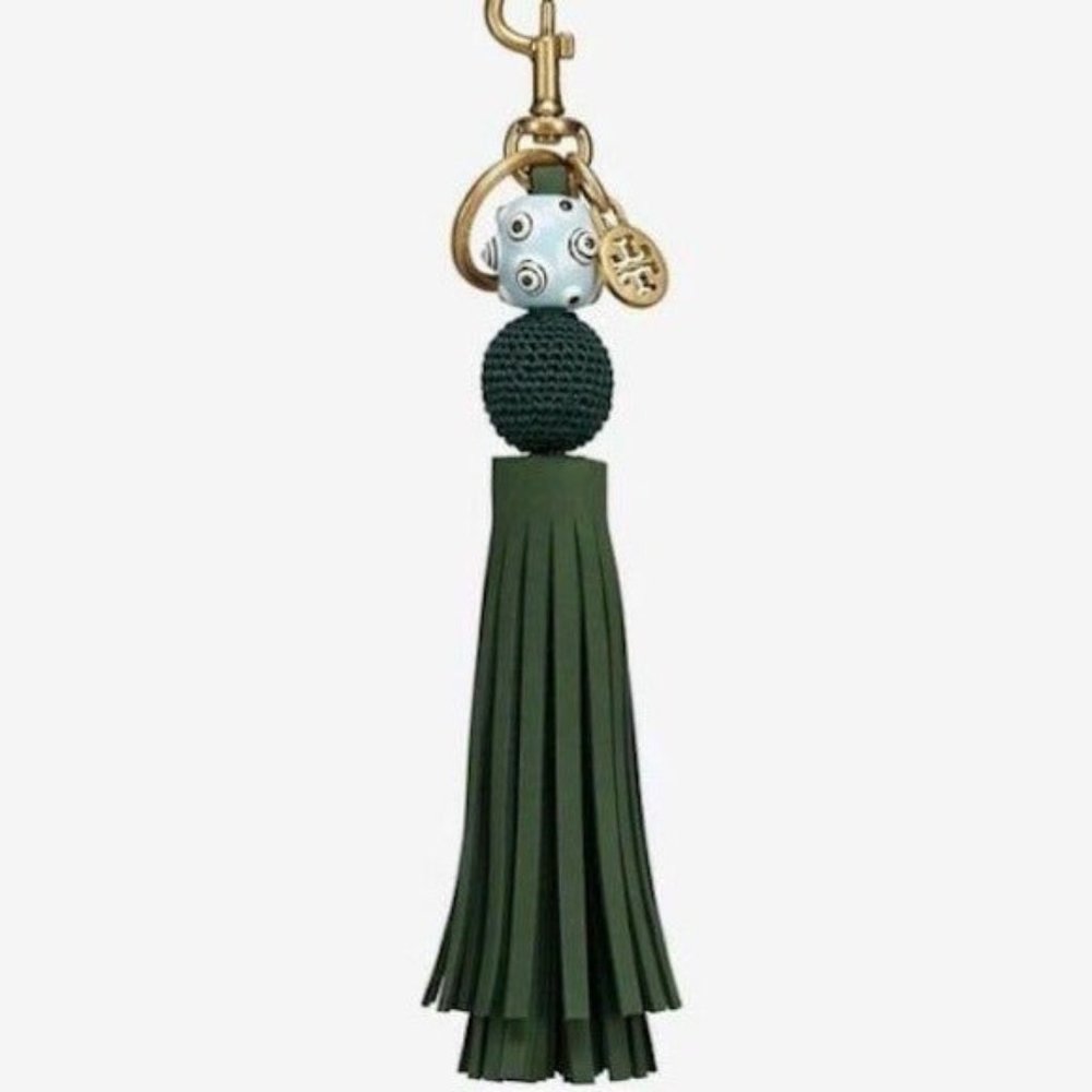 Tory Burch - Orb Tassel Key Banyan Green - Picture 1 of 8